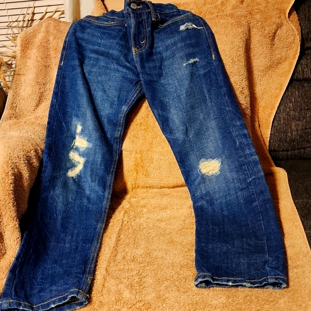 Levi's 502 regular tapered boys size 8 denim jeans